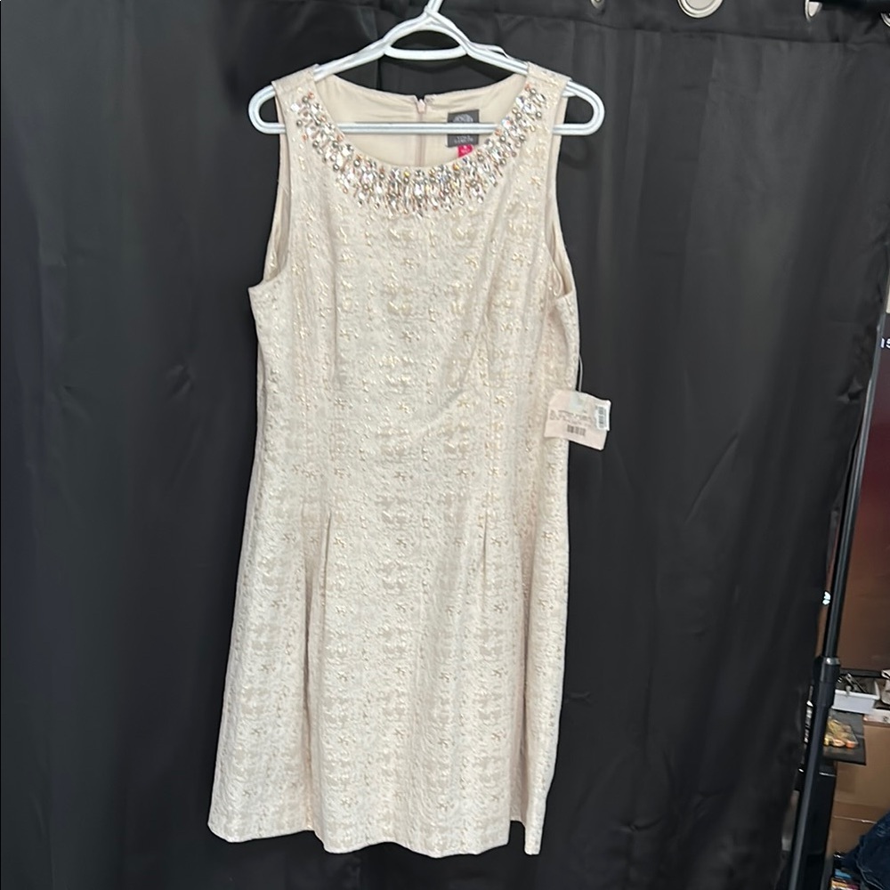 Vince Camuto Cream Wedding  or Formal Dress